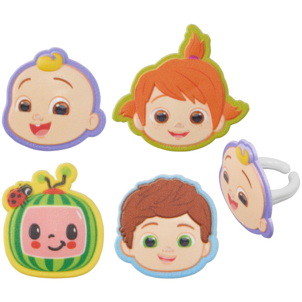 CoComelon Playtime Cupcake Rings 12 count - Image 2