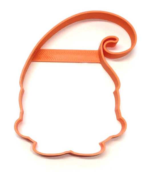 Gnome Outline Swirl Hat Cookie Cutter Each