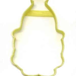 Gnome Outline Dingle Ball Hat Cookie Cutter Each