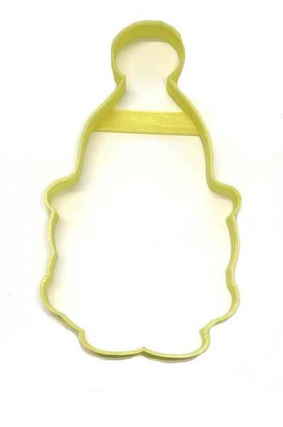 Gnome Outline Dingle Ball Hat Cookie Cutter Each