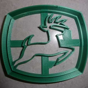John Deere Logo Cookie Cutter Each