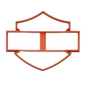 Harley Davidson Logo Outline Cookie Cutter Each