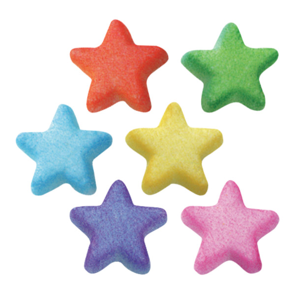 Rainbow Stars Charms Dec-Ons 24 count