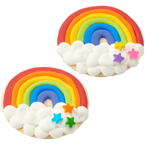 Rainbow Stars Charms Dec-Ons 24 count - Image 2
