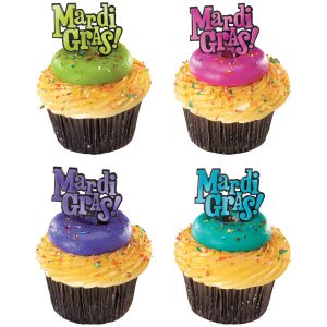 Mardi Gras DecoPics 12 count