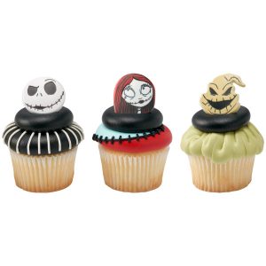 The Nightmare Before Christmas Rings Jack, Sally, Oogie Boogie 12 count