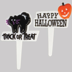 Happy Halloween Picks Assorted 12 count