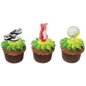Golf Foil Assorted DecoPics 12 count