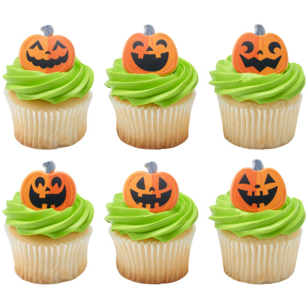 Jack-O-Lantern Rings 12 count - Image 2