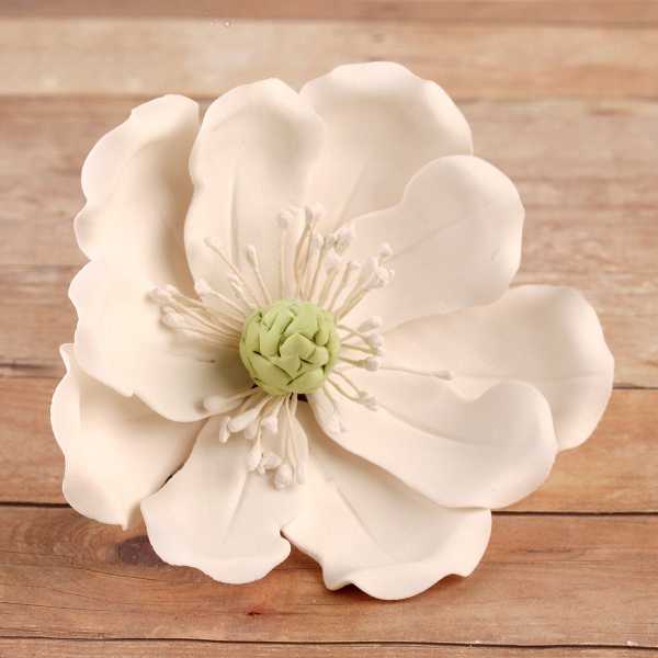 Full Blossom Magnolia White 3" Each