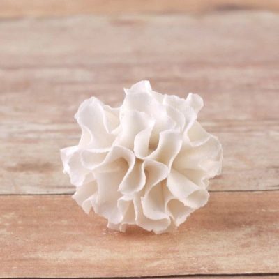 Carnation White 1" 3 count