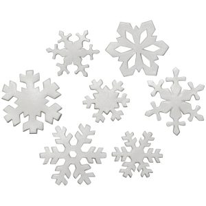 Snowflakes Pastillage 3 count