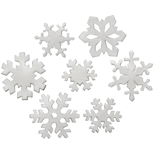 Snowflakes Pastillage 3 count