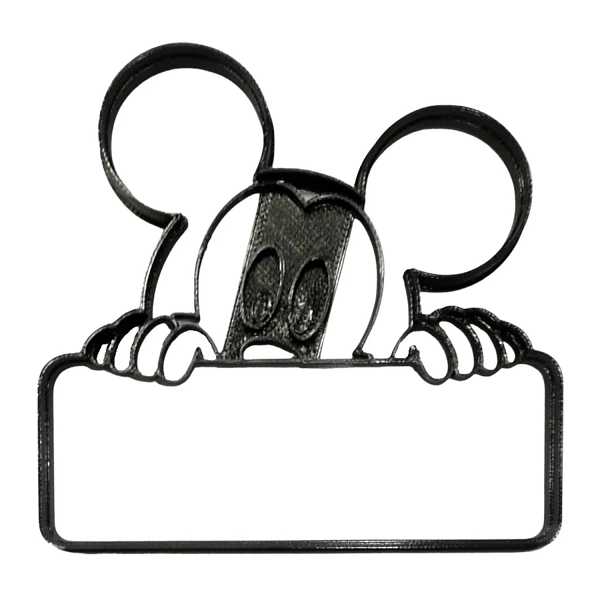 Mickey Mouse Peek a Boo Banner Cookie Cutter Each