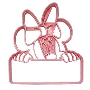 Minnie Mouse Peek a Boo Banner Cookie Cutter Each