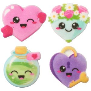 Valentine Cutie Dec-Ons 4 count