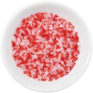 Large Red and White Peppermint Flavored Crystals 7 ounce