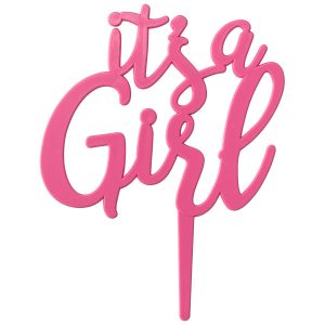 It’s A Girl Cake Topper each