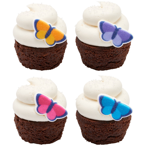 Spring Butterfly Dec-Ons 8 count - Image 3