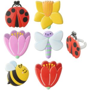 Springtime Blooms Cupcake Rings 12 count