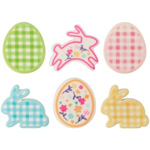 Nostalgic Easter Sweet Decor Printed Edible Decorations 12 count