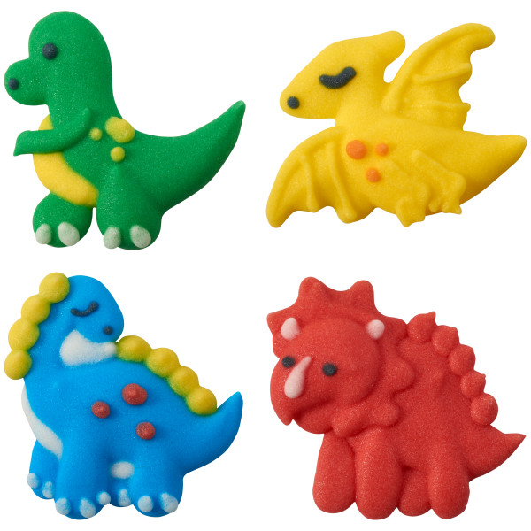 Dinosaurs Royal Icing Decorations 8 count