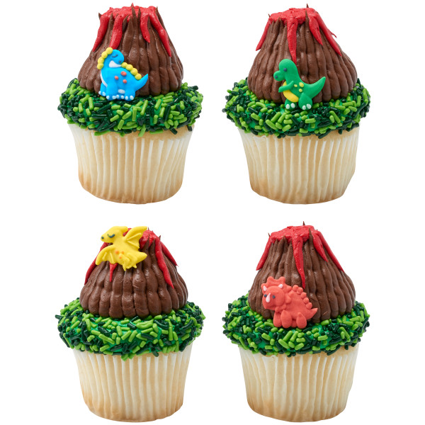 Dinosaurs Royal Icing Decorations 8 count - Image 2
