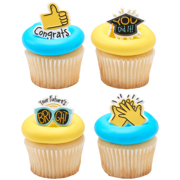 Bright Future Cupcake Rings 12 count - Image 3