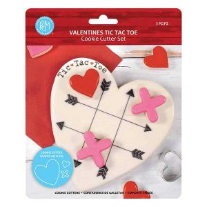 Valentine’s Tic Tac Toe 3 piece Cookie Cutter Set