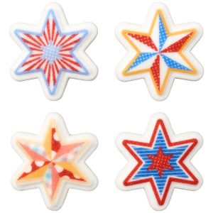 Cottagecore Star Dec-Ons 8 count