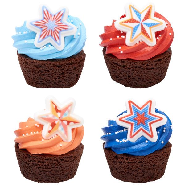 Cottagecore Star Dec-Ons 8 count - Image 3