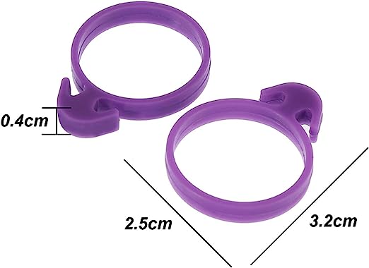 Pastry/ Icing Bag Ties Reusable Silicone 4 count - Image 3