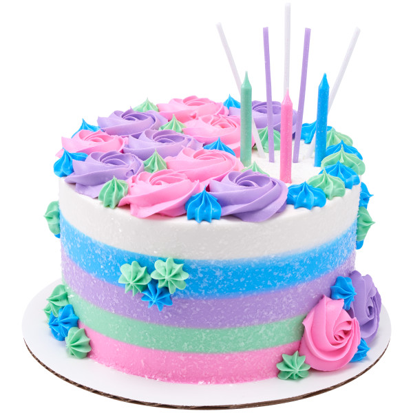 Multi Glitter Candles 12 piece - Image 2