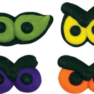 Mini Spooky Eye Assortment Royal Icing 1 inch 12 count
