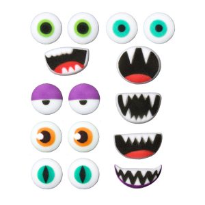 Monster Face Assorted Dec-Ons 15 count