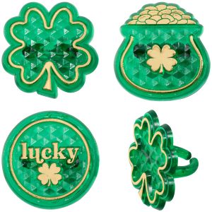 Three’s A Charm Assortment Cupcake Rings 12 count