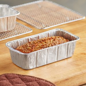 Foil Bread Loaf Pan 2 LB with Dome each