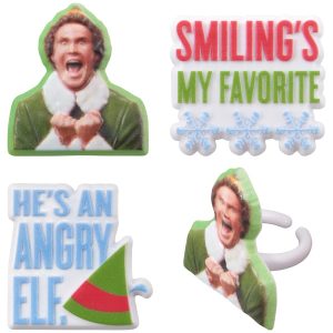 Elf The Movie Smiling’s My Favorite Cupcake Rings 12 count