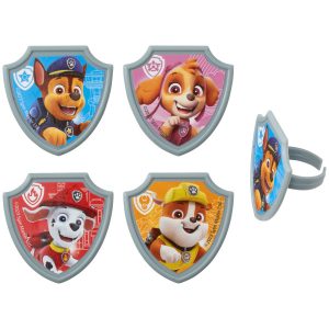 PAW Patrol Reporting for Duty Cupcake Rings 12 count