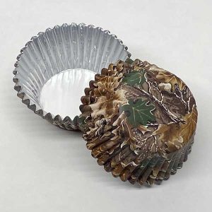 Camo Foil Cup 2″ B x 1 1/4″ W 100 approx