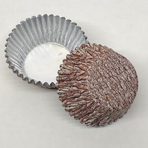 Camo Tree Bark Foil Cup 2″ B x 1 1/4″ W 100 approx