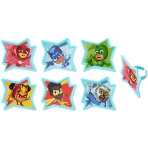 PJ Masks Calling All Heroes Cupcake Rings 12 count