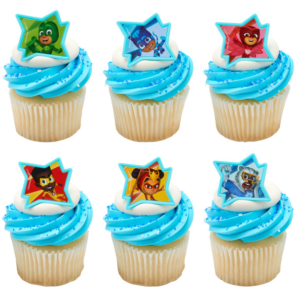 PJ Masks Calling All Heroes Cupcake Rings 12 count - Image 2