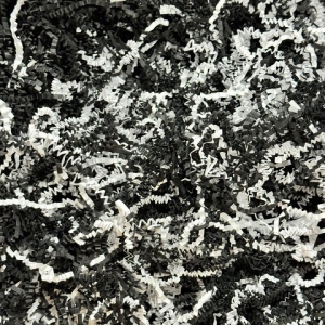 Crinkle Paper Black & White Mix 2 ounce