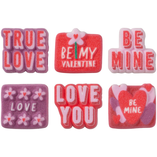 Sweet Valentine Assortment Dec-Ons 12 count