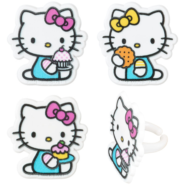 Hello Kitty and Mimmy Rings 12 count