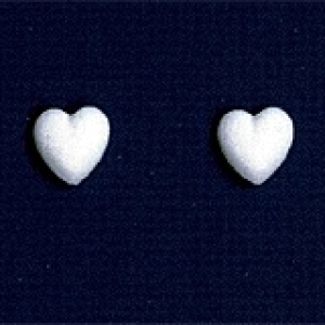 Mini White Hearts 1/2 inch Sugar Decorations 20 count