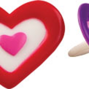 Double Heart Rings 12 count