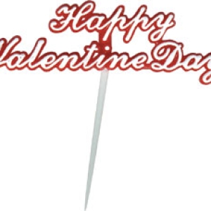 Happy Valentine’s Day Picks 2 1/4 inch 6 count