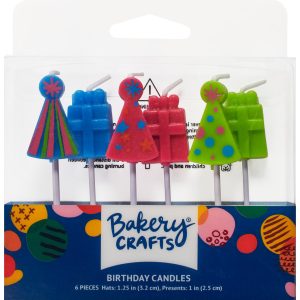 Party Hat Candles 6 count